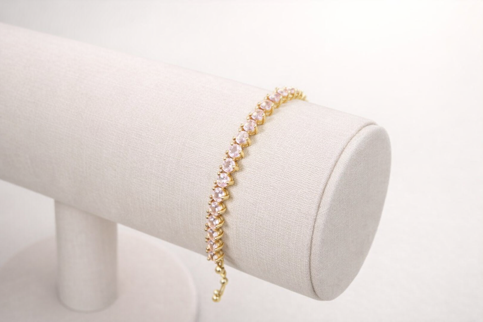 Bracelete Riviera Zircônias Rosé