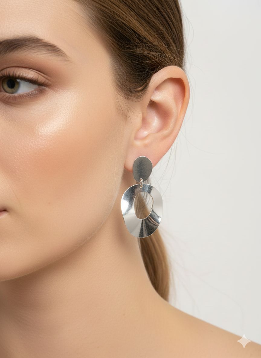 Brinco Orgânico prata