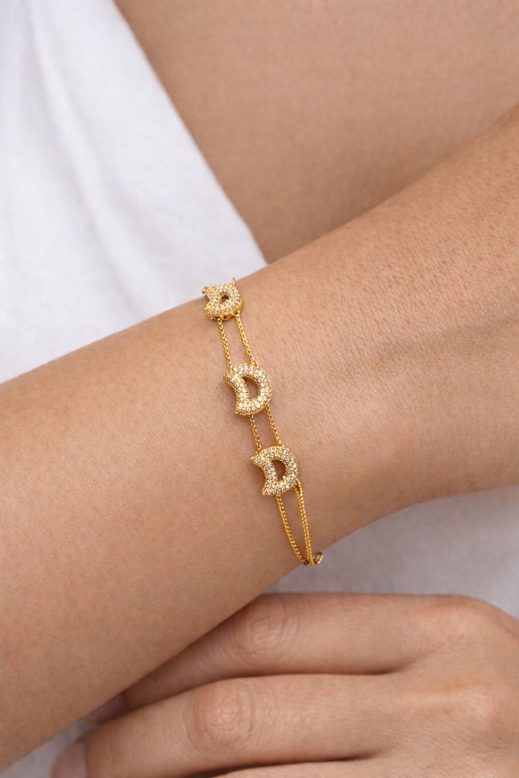 Pulseira Dior Cravejada