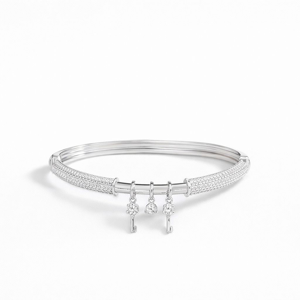 Bracelete Prata de Pingente