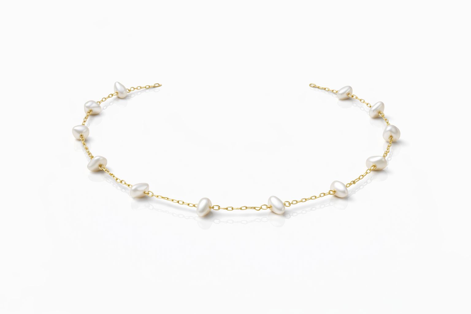 Colar choker pérola